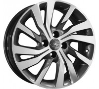 Диск КиК Fenix (X-Ray) (КС734-00) 78232 j6 R16 4х100 ET 41 CT 60.15 алмаз-антрацит