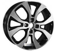Диск КиК Балу (X-Ray) (КС745-00) 71060 j6.5 R17 4х100 ET 41 CT 60.1 Алмаз черный